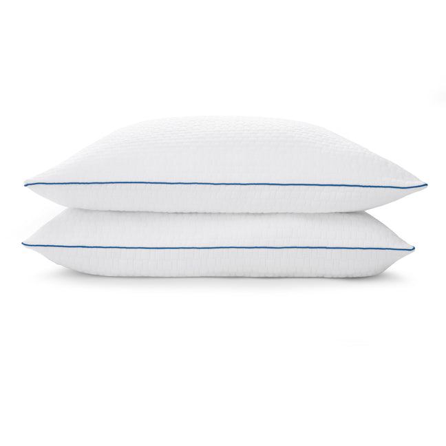 Sleep Innovations Premium Shredded Gel Memory Foam Pillows, Queen Size, Set  of 2, 5-year Warranty 