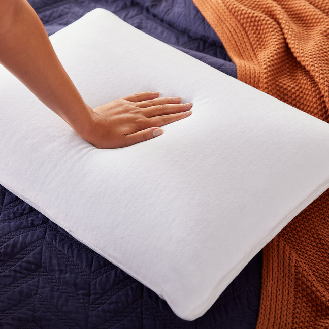 Sleep Innovations Premium Shredded Gel Memory Foam Pillows, Standard Size,  Set of 2, 5-year Warranty 