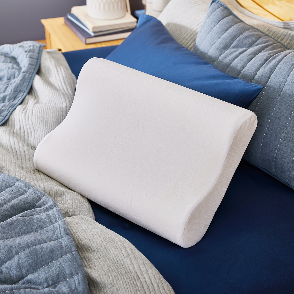 Lumbar Pillow, Memory Foam Lumbar Support Pillow Sleep Cushion Bed Support  Back Pillow, Lumbar Foam Pillow That Can Relieve Low Back Pain