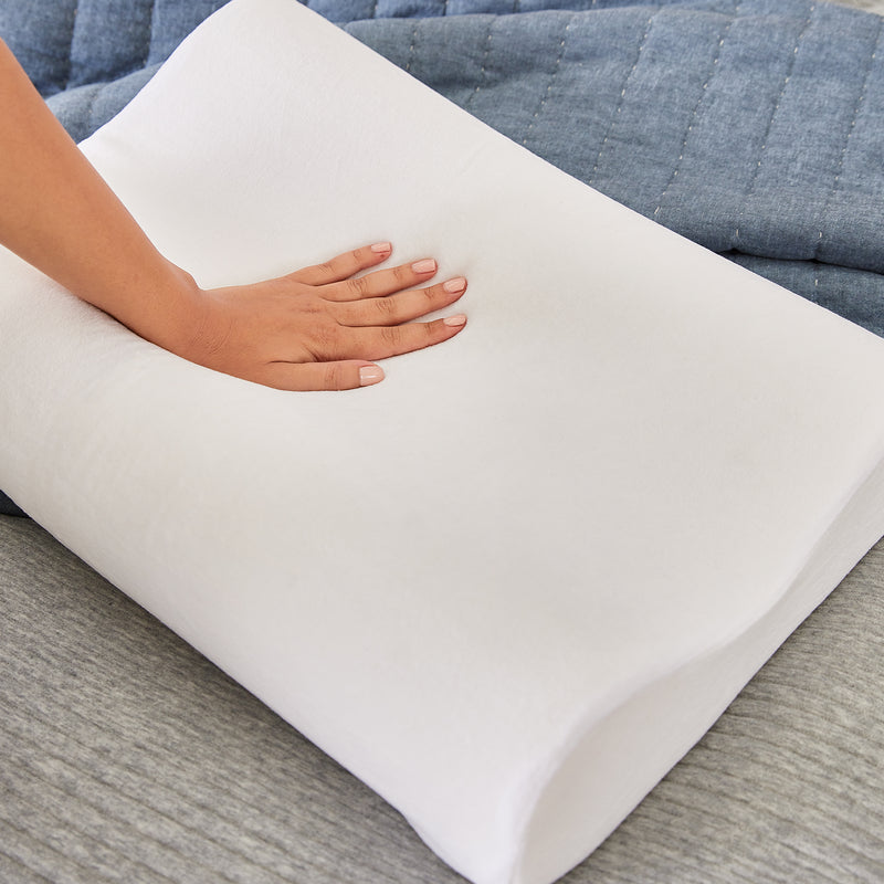 Sleep Innovations Contour Memory Foam Pillow, Queen Size